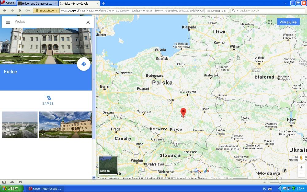 Kielce on the map.JPG