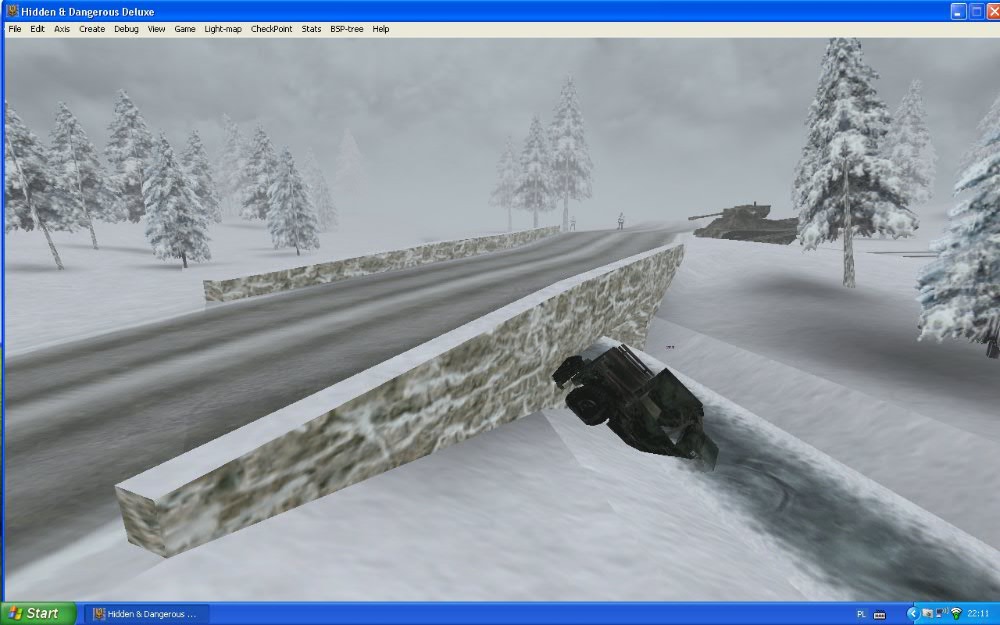 Sherman and jeep wrecks.JPG