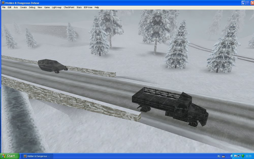 German truck and halftrack.JPG