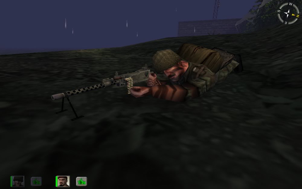 New Browning 1919 in-game model prone.JPG