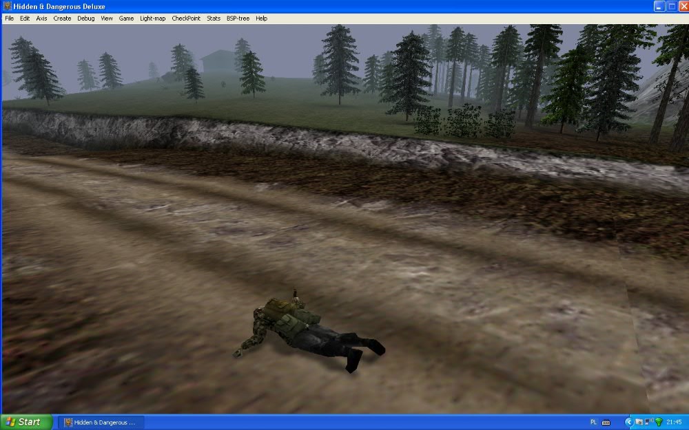Lone German soldier killed by a partisan scout.JPG