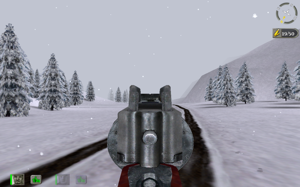 M1928A1 Thompson iron sights view aim model.png